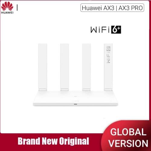 Global Version HUAWEI WiFi AX3 Pro Quad Core WiFi 6 + Wireless Router WiFi 5 GHz Repeater 3000 Mbps Amplifier NFC Easy Setup