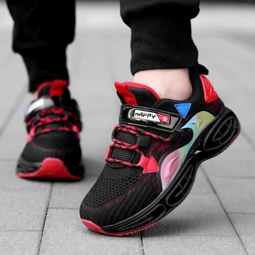 2021 Fashion Kids Running Shoes for Boys Girls Sport Shoes Hollow Sole Kids Sneakers Breathable Casual Children Walking Shoes