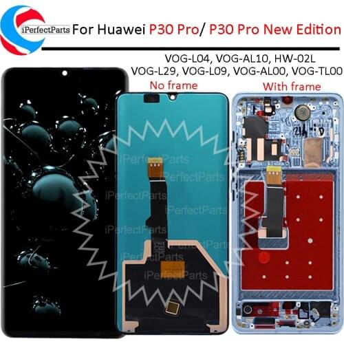 6.47" For Huawei P30 Pro LCD Touch Screen Digitizer Assembly VOG-L29 VOG-AL00 VOG-TL00 For Huawei P30 Pro LCD