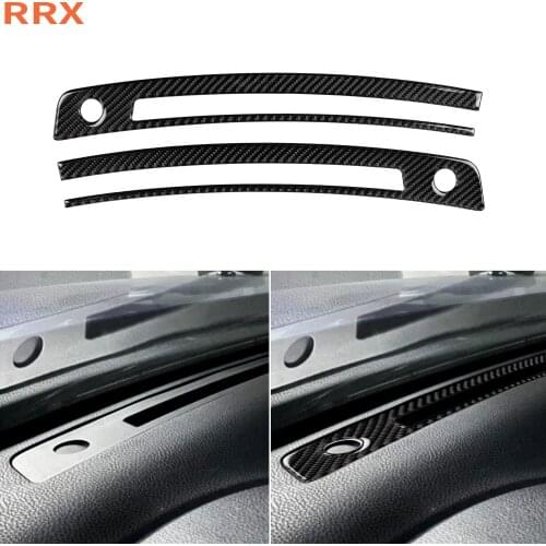 For Subaru BRZ For Toyota 86 2013-2020 Carbon Fiber Car Center Console Air Outlet Air Conditioning Vent Frame Cover Trim Sticker