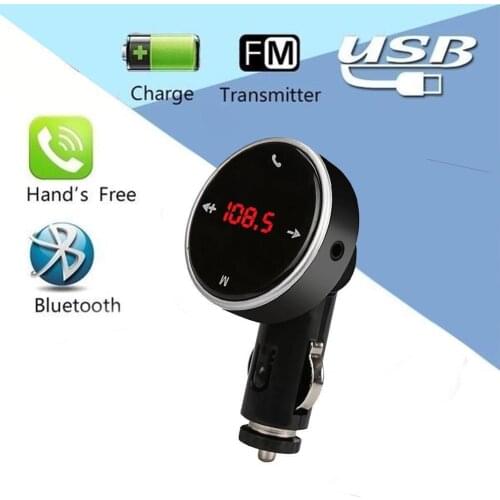 Hot Sale Led Fm Transmitter Bluetooth 5.0 Auto Kit Mp3 Port 1a Tf/u Player Car Charger Usb Disk 2 Music Support Usb 3.1a Du O1J3