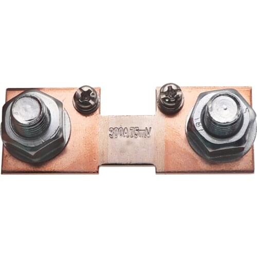 Manganese Copper 0.5 Grade 300A 75mV FL-2 Current Shunt Resistance For DC PZEM Ampere Voltmeter Panel Meter