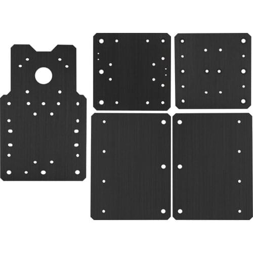 5pcs OpenBuilds CNC Engraving machine WorkBee Plate Set Building board XYZ fixing plate for 3d printer parts