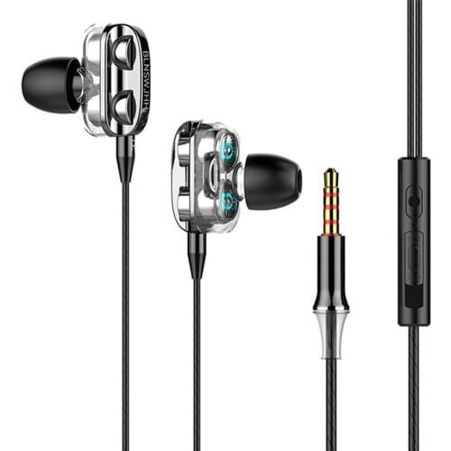 NEW Earphone Universal 3.5mm In-Ear Stereo Earbuds Built-in Microphone High Quality Wired Earphones Headset Headphones