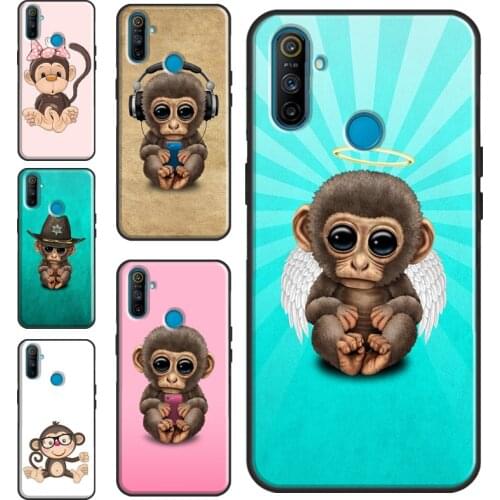 Monkey Gorilla Ape Baby Case For OnePlus 8 Pro 9 Pro Nord 7T 8T 9R Cover For Realme C21 C15 C11 C3 GT Q3 6 7 8 Pro