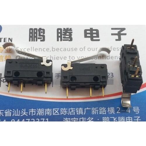 Original new 100% V4NCT8AC 3pin industrial class micro switch with handle stroke limit reset micro motion