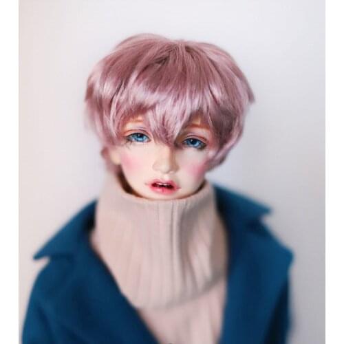 BJD doll wig for 1/3 1/4 1/6 MDD Uncle size stylish sunny handsome imitation Mohair Konjac teenager soft Baa Baa baa