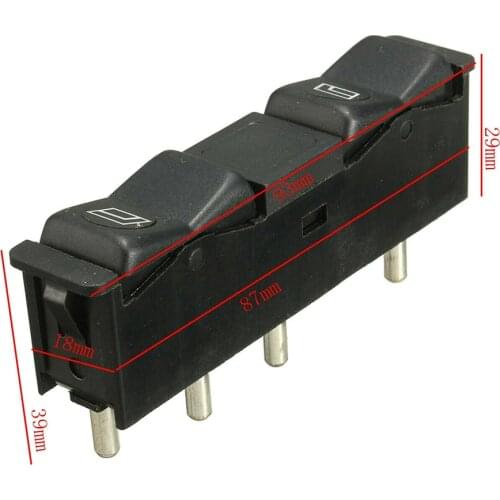 Glass Lift Switch Assembly Car Door Power Window Control Button Car Accessories for Mercedes Benz 190D 190E 240D 300SD 300TD