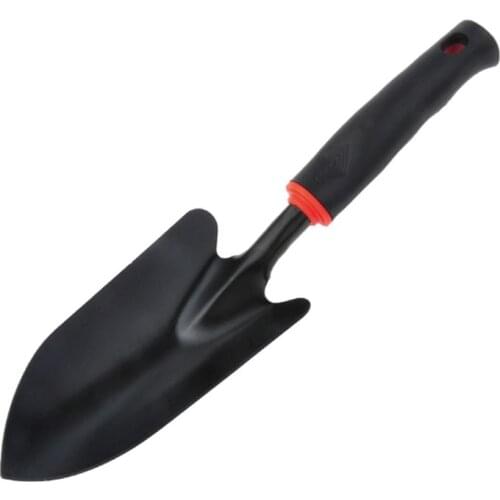 Portable Black Garden Weeder Shovel Spade Multipurpose Tough Carbon Steel Plastic Handle Digging Trowel Bonsai Home Farming