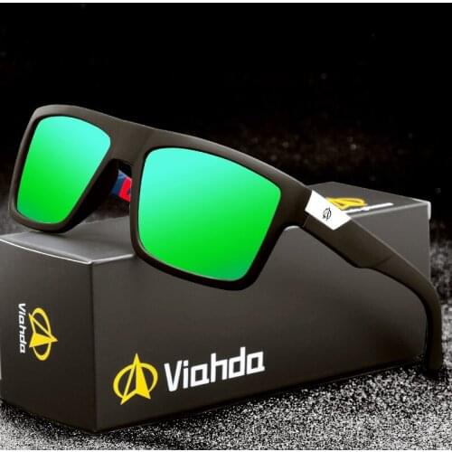VIAHDA NEW Sport Sunglasses Polarized For Men Sun Glasses Goggle Driving Women Sport Fishing Luxury Brand Designer