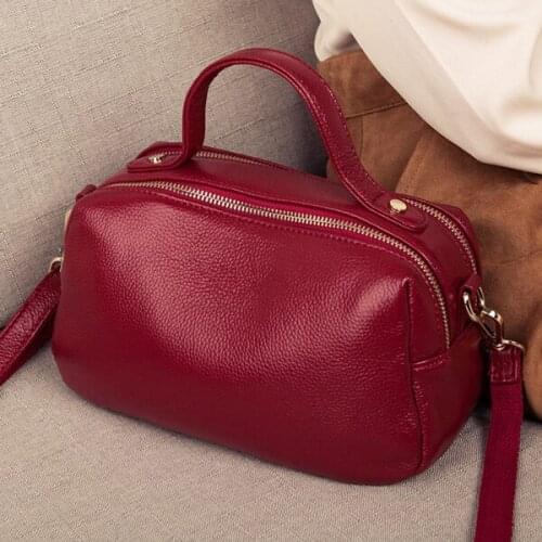 Ladies Crossbody Bag Boston Totes Purse Luxury Handbags Women Bag Designer Genuine Leather Shoulder Bags for Women Fashion