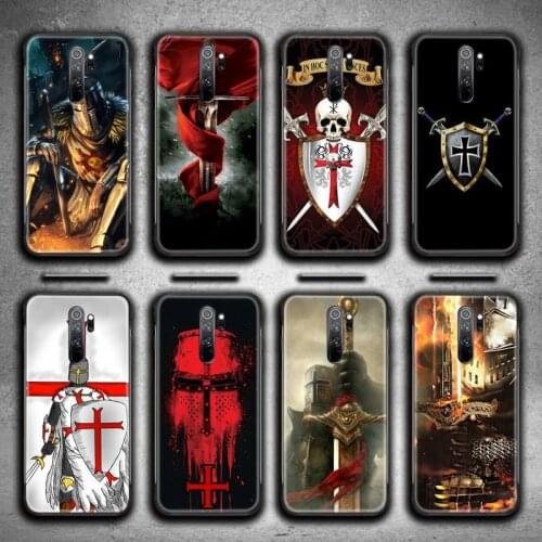 Templar Knight Phone Case for Redmi 9A 8A 7 6 6A Note 9 8 8T Pro Max Redmi 9 K20 K30 Pro