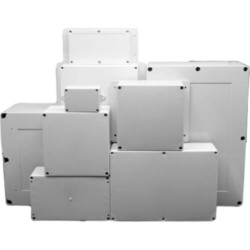 Security monitoring waterproof box plastic enclosure F type junction box 100*68*50mm with panel