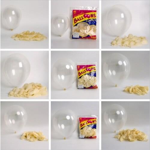 Birthday Party Baby Shower Decoration Balloons Transparent Latex Anniversary