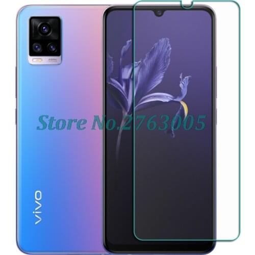 Tempered Glass For Vivo V20 6.44" VivoV20 V2025, V2024 Protective Film High Quality Screen Protector Phone Cover