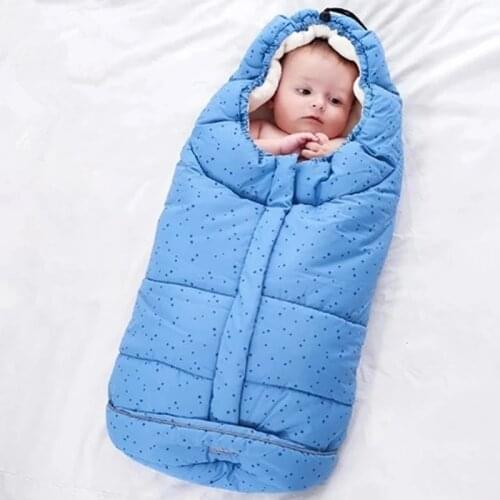 Winter Newborn Envelope Warm Baby Sleeping Bags Baby Stroller Footmuff For Pram Infant Sleepsacks For Children Kids Windproof
