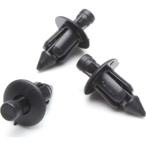 10pcs 6mm Plastic Rivet Fairing Trim Panel Fastener Clips For Honda For Yamaha For Suzuki