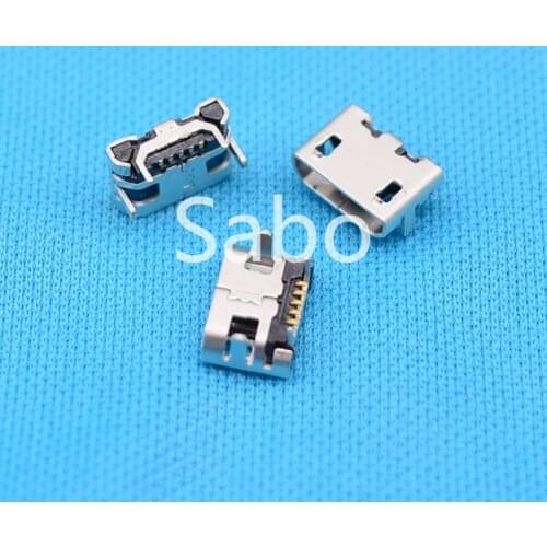 10pcs Micro USB 5P,5-pin Micro USB Jack,5Pins Micro USB Connector for Tail Charging mobile phone