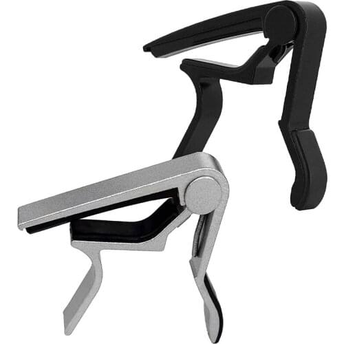 2 Capo Kapo Guitar Triggers for Acoustic, Electric Guitar, Ukulele, Banjo, Folk Guitar, Instrument for Electric Bass