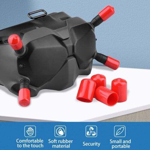 4pcs Antenna Protective Cover Sleeve Anti-scratch Protect Cap Dustproof Case for DJI FPV Combo Goggles Glasses Accessories