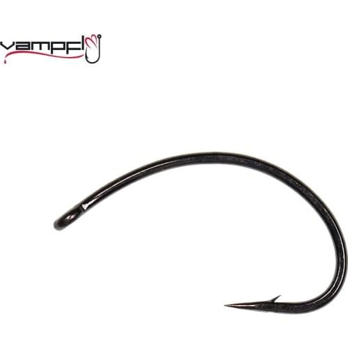 Vampfly 50PCS Wide Gap Barbed Fishing Fly Tying Hook Caddis Pupas Emergers Cripples & Klinkhammer-Style Dry Fly Tying Hook
