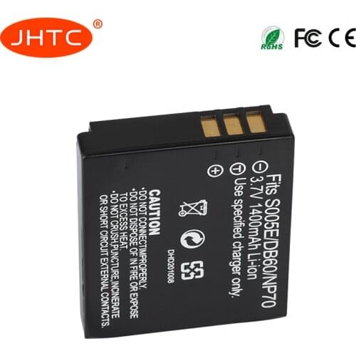 Camera Battery CGA-S005 S005E/DB60/NP70 Batterie For Panasonic Lumix DMC-FX180,LX1,LX2,LX3 1400mAh Rechargeable Li-ion battery