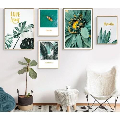 Diamond painting 5D DIY green style plant leaves rhinestone embroidery cross embroidered diamond Mosaic Christmas decoration