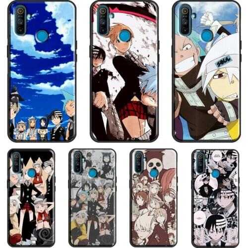 Hot anime Soul Eater For OnePlus 9 Pro 8 Pro Nord 8T 9R Case For OPPO Realme 8 Pro Q3 6 7 Pro C15 C3 GT Cover