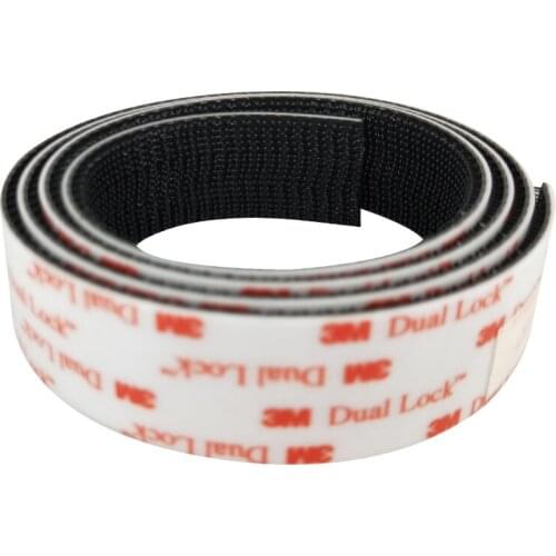 3M SJ3550 Black Dual Lock Reclosable Fastener with 250 Type