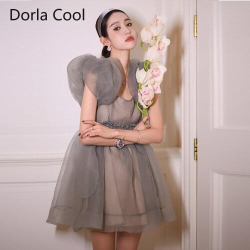 Летние платья с рукавами DORLA COOL China At AliExpress
