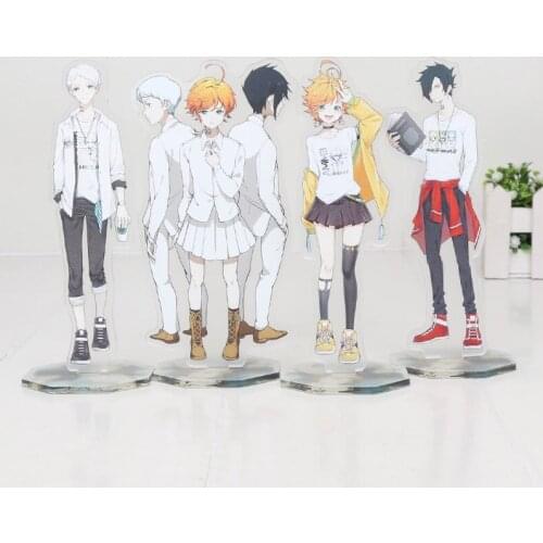 16cm The Promised Neverland Acrylic Stand Model Plate Desk Decor The Promised Neverland Action Figure Toy