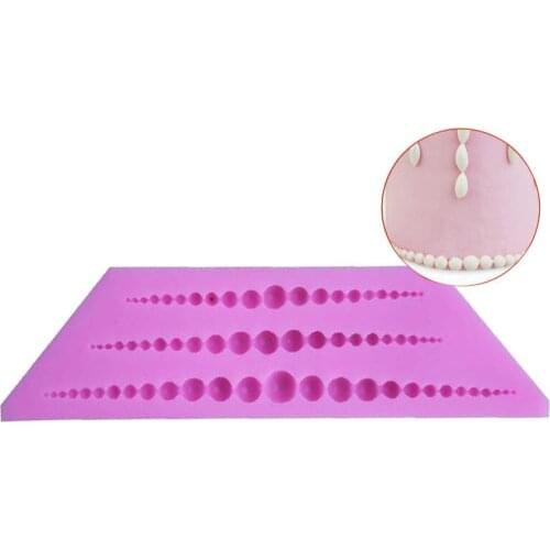 Baking mold size beads liquid silicone cake mold 02024