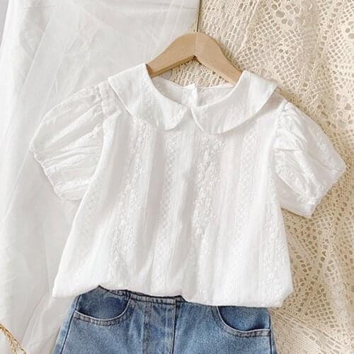 Hollead White Blouses For Girls