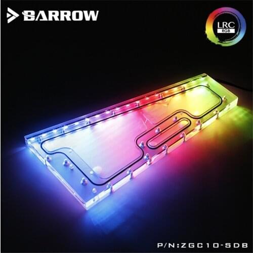 Barrow Distro Plate for ZG 10 Chassis, Waterway Board Deflector Water Cooling 5V MB SYNC ZGC10-SDB