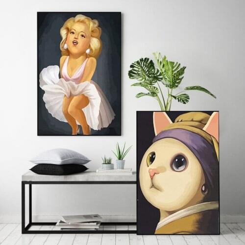 40x50cmx2 DIY Pictures By Numbers Painting By Number Drawing On Canvas Hand Painted Oil Paintings Art Home Decoration