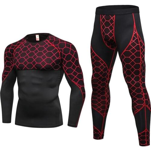 New Men Thermal Underwear Sets Compression Fleece Sweat Quick Drying Thermo Underwear Male Clothing Winter Long Johns 2020