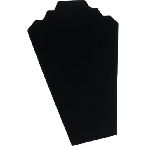 Mannequin Necklace Earrings Stand Jewelry Pendant Display Show Holder Black