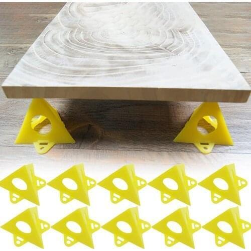 Cabinet Door Riser Easy Install Display Stands Triangle Work Foot Pad Practical Durable Risers Paint Tool