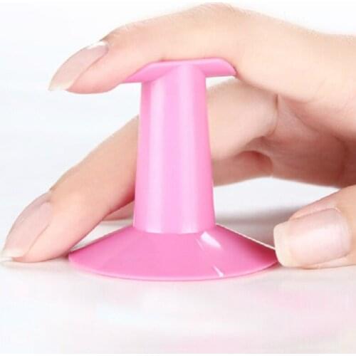 1Pc Finger Stand Support Rest Nail Art Design Painting DIY Finger Practical Holder For Manicure Salon Practice Tool Random Color