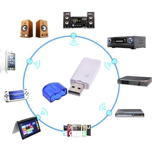 Professional USB 2.1 Bluetooth Stereo Audio Music Wireless Receiver Adapter For Car Home Speaker Support Handsfree Function