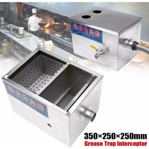 Handmade and Customizable Grease Trap Oil Water Separator for Kitchen Cooking Water Treatment