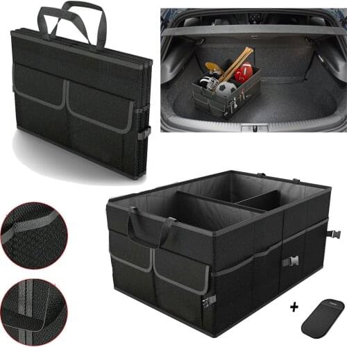 Car Storage Collapse Bin Bag Folding Trunk Cargo Caddy Organizer Great for Ford Hyundai Auto for Car Truck SUV