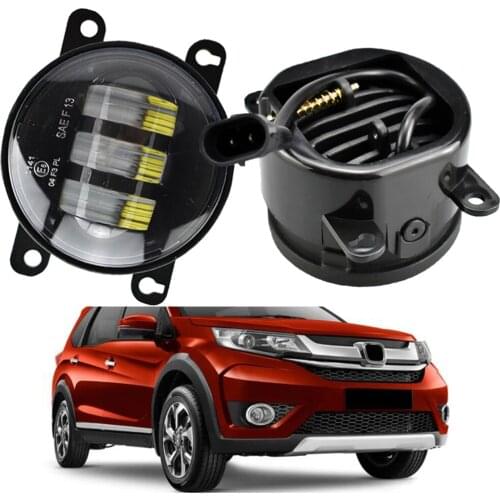 LED Fog Light Assembly For Honda BR-V BRV BR V 2016 2017 2018 Car Front Bumper Fog Lamp Daytime Running Light DRL Accessories