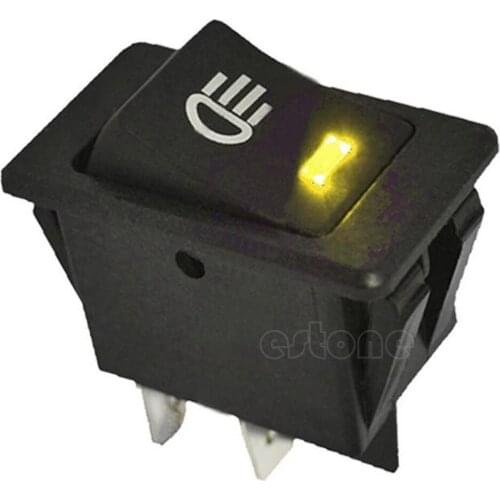 Voiture Universel Phare Anti-brouillard Interrupteur À Bascule 4broches 12V 35A Dropshipping