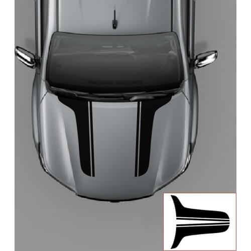 Off road racing styling cool hood graphic vinyl car sticker for toyota hilux revo vigo