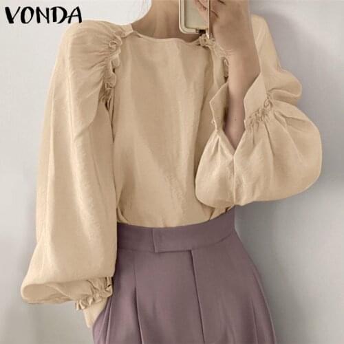 VONDA Womens Chiffon Blouses