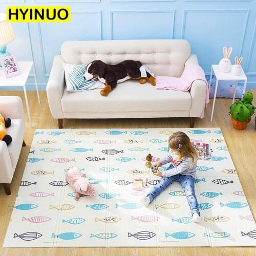 XPE childrens foam Padded baby Crawling Mat Living Room Folding Yoga Practice Mat Environmentally Friendly Non-toxic