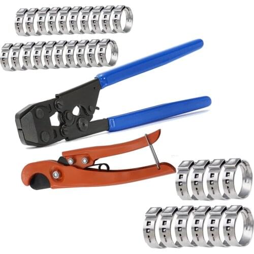 IGeelee Pex Clamping Tools SS-T for stainless steel clamps for 5/8",38",1/2",3/4",1" for American Standards