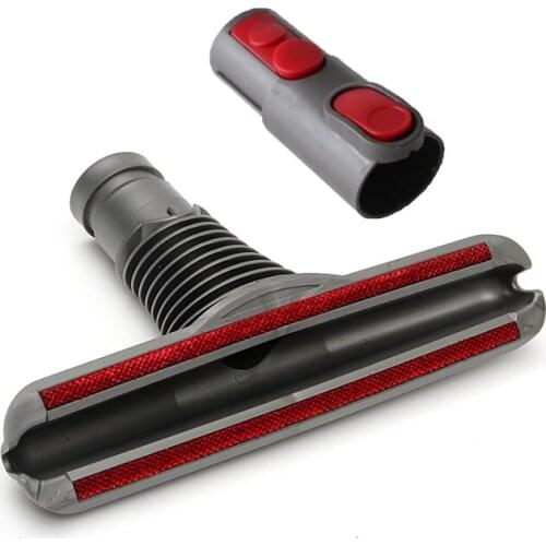 1X Replacement Attachment Kit Mattress Tool Brush with an adapter For DYSON V7 V8 Grey Plastic Adapter Tool
