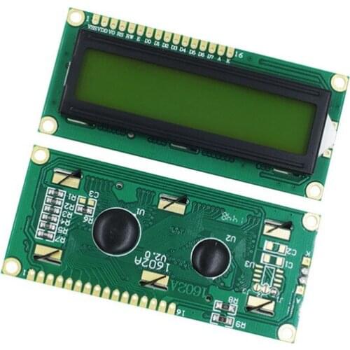 5PCS LCD1602 LCD 1602 Yellow screen with backlight LCD display 1602A-5v in stock